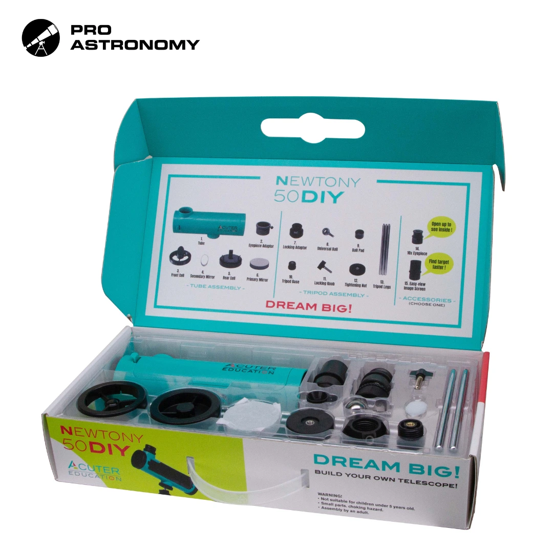Acuter Newtony 50 DIY — Build-Your-Own Beginner Telescope Kit - Image 4