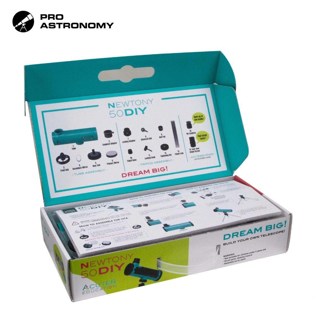 Acuter Newtony 50 DIY — Build-Your-Own Beginner Telescope Kit - Image 3